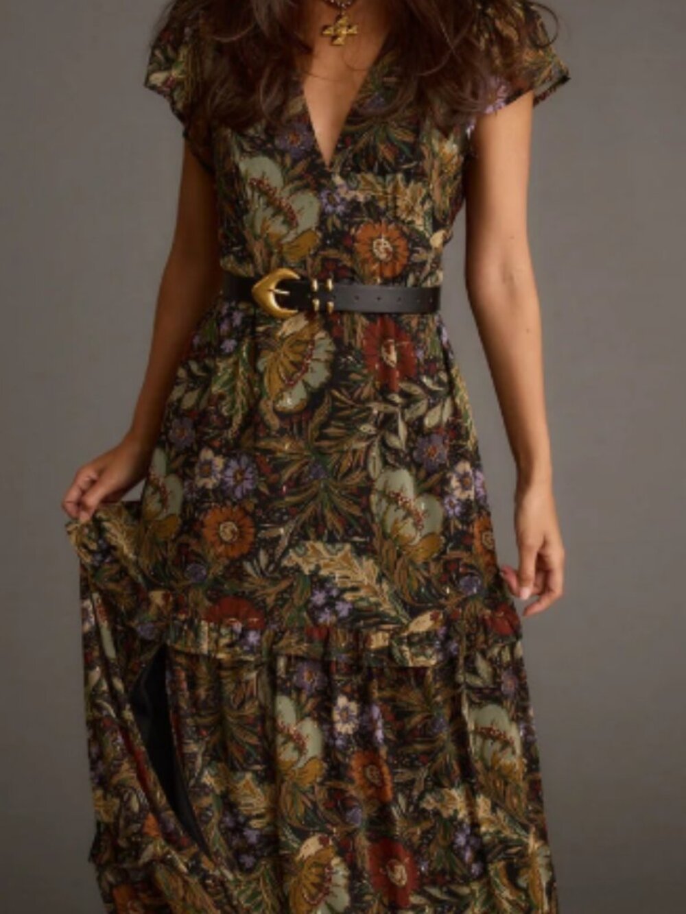 12th Tribe - Sundance Floral Paisley Maxi Dress